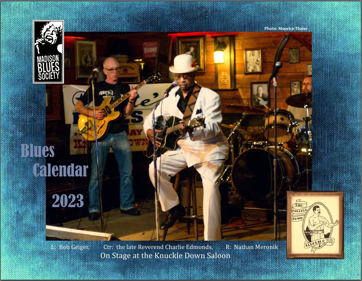 2023 Blues Calendar Madison Blues Society