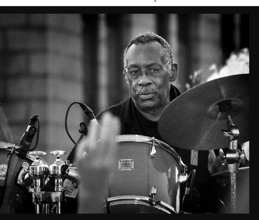 Clyde Stubblefield on drums