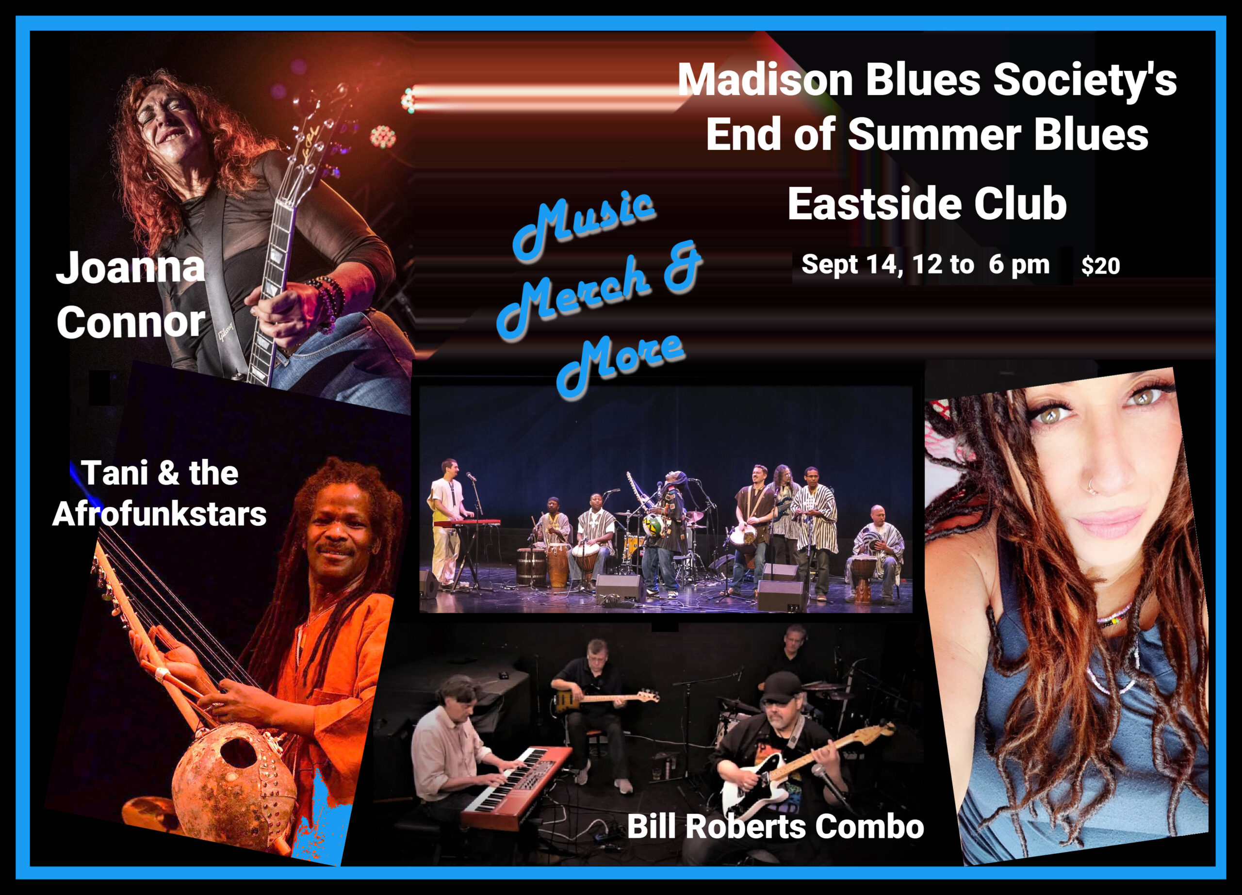 Madison Blues Society End of Summer Blues Event 2025